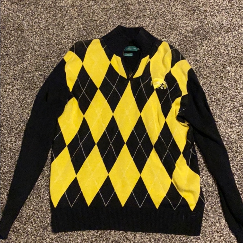donegal bay - Iowa Hawkeyes Argyle Quarter-Zip